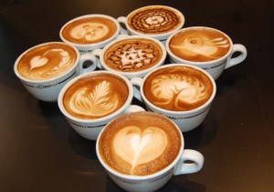 Latte art Barista